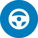 Steering wheel icon